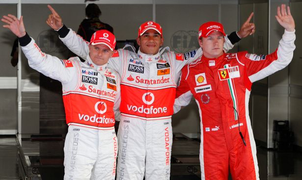 Kimi Raikkonen [right] won a world championship while Heikki Kovalainen [left] also came from Finland