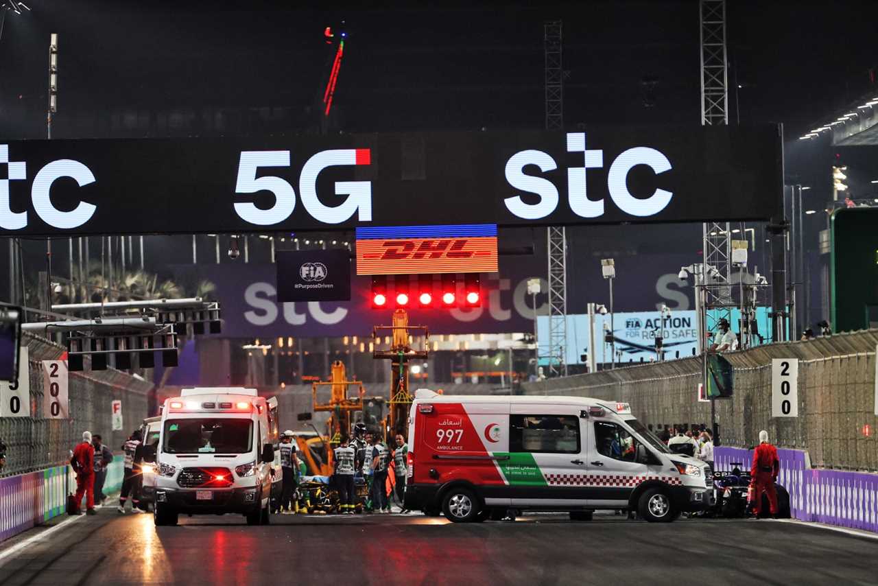 Fittipaldi fractures heel in start-line F2 crash