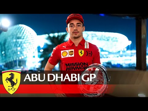 Charles’ special lid for the Abu Dhabi GP