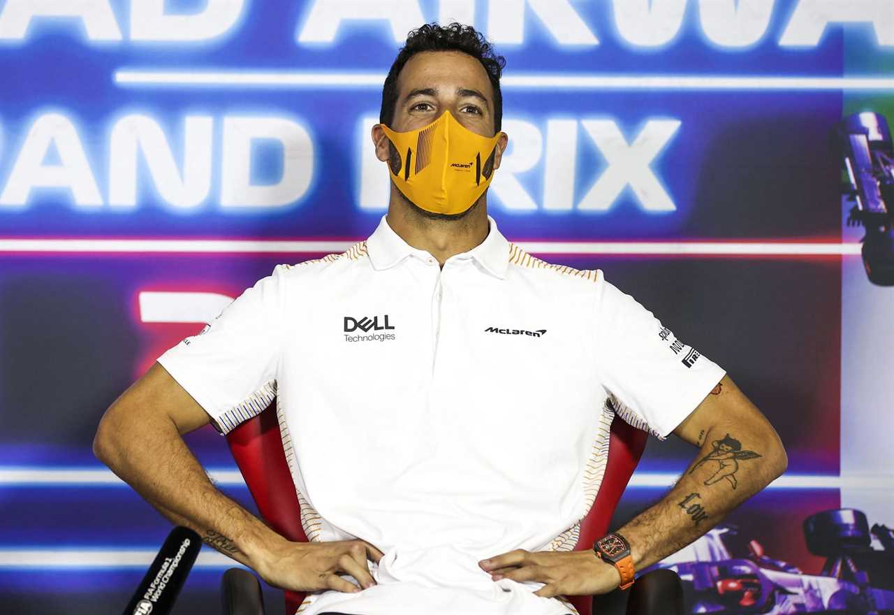 F1 Grand Prix of Abu Dhabi - Daniel Ricciardo at the drivers' press conference.