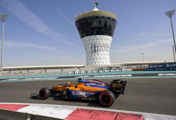 McLaren F1 Abu Dhabi GP -High track evolution meant lap-times were a bit hit or miss