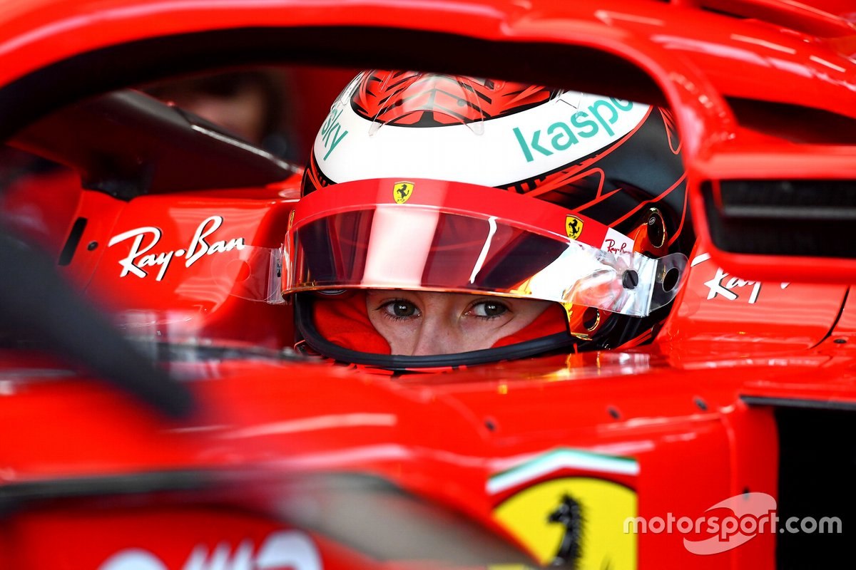 Marcus Armstrong, Ferrari SF71H 