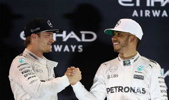 Nico Rosberg: The relationship between the two of them was strained during their time as Mercedes team-mates