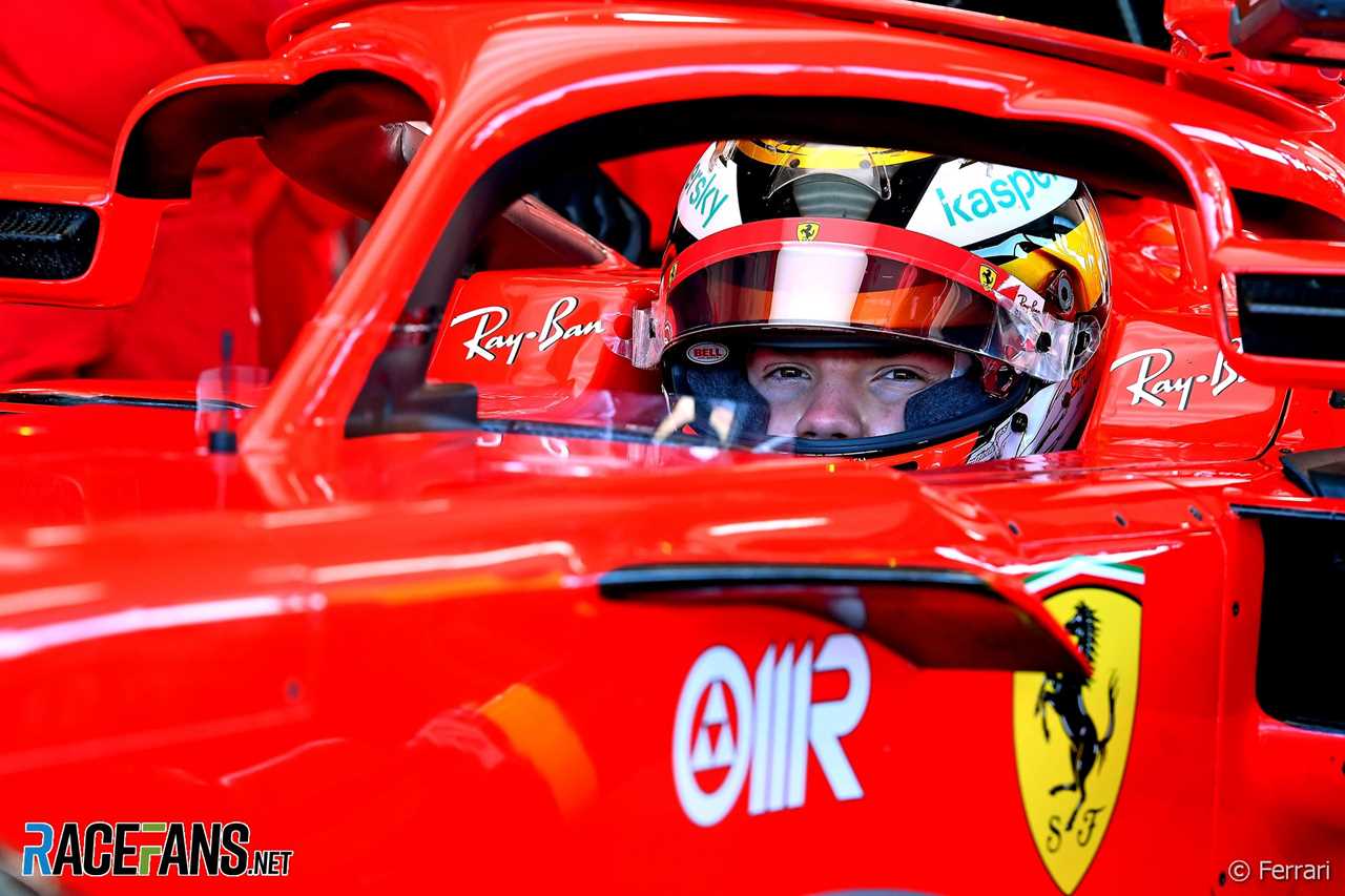 Robert Shwartzman, Ferrari, Fiorano, 2021