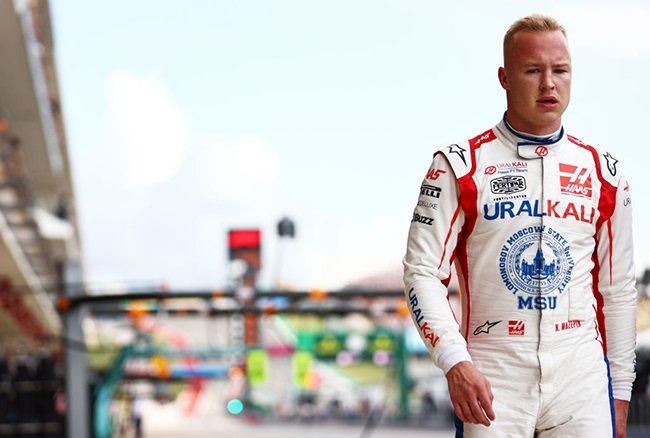 Nikita Mazepin of Russia and Haas F1.
