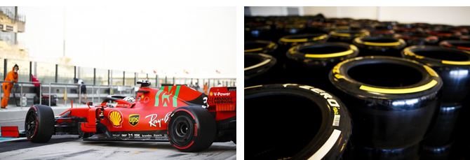 Best time with 18 inch Pirelli tyres – test day 1 Abu Dhabi