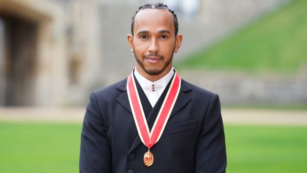 Seven-time F1 champion Sir Lewis Hamilton knighted at Windsor Castle