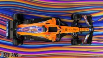 McLaren livery, Abu Dhabi Grand Prix, 2021