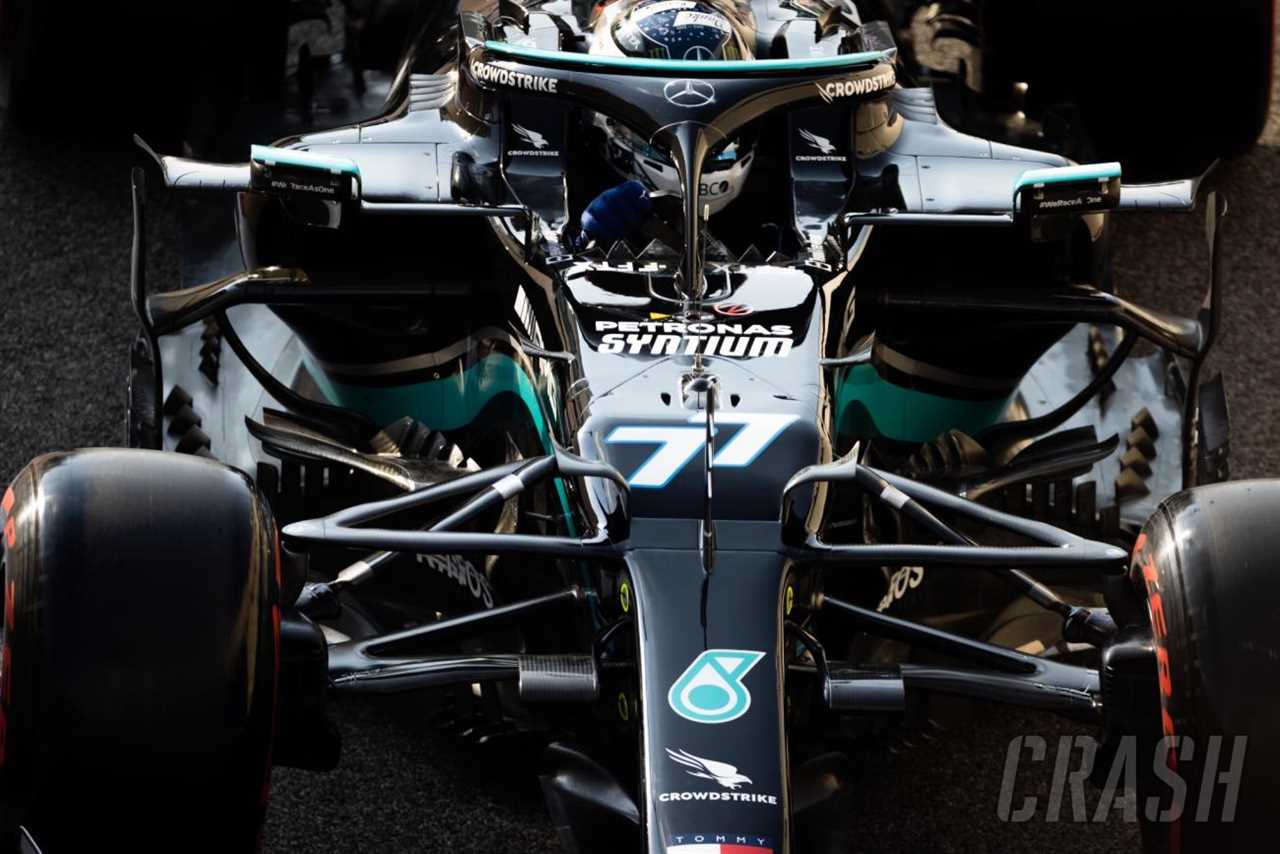 Bottas had to use an older F1 engine for qualifying
