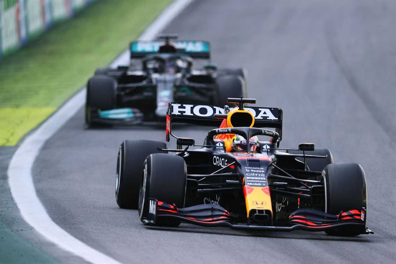 Max Verstappen leads Lewis Hamilton in the F1 drivers' championship. (Photo by Lars Baron/Getty Images)