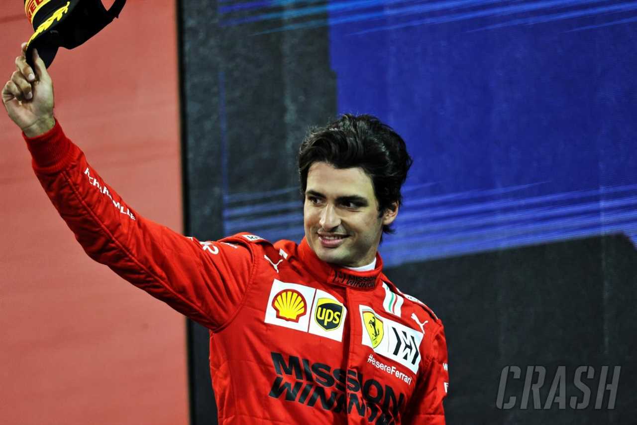Sainz stands for the contract extension with Ferrari F1 over the winter