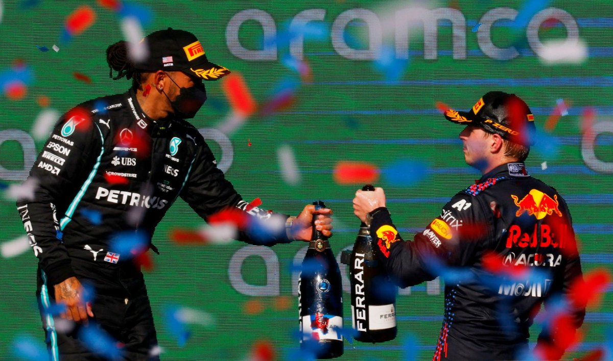Max Verstappen denies making a disrespectful Mercedes F1 comment following the British GP controversy