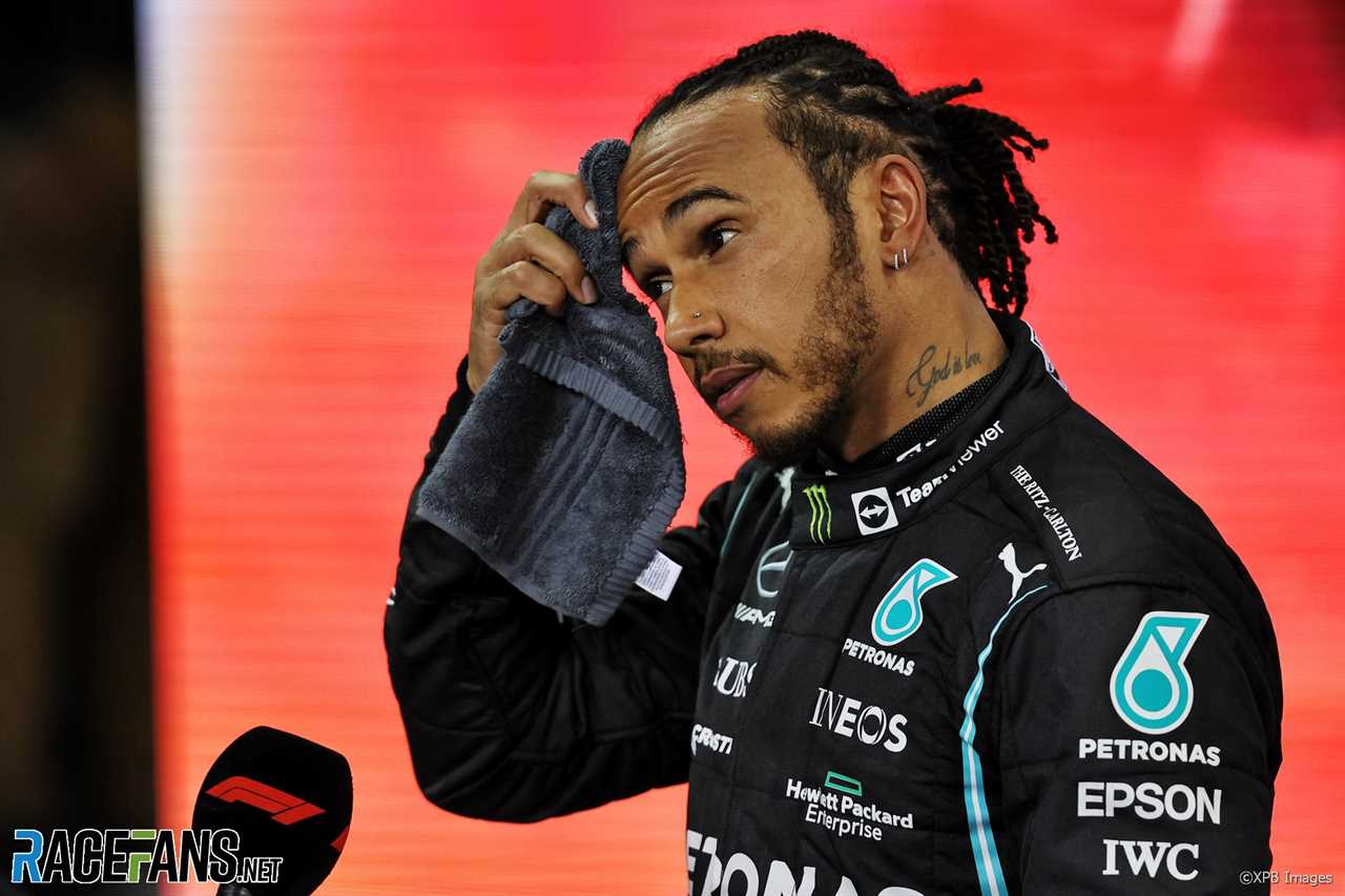 Lewis Hamilton, Mercedes, Yas Marina, 2021