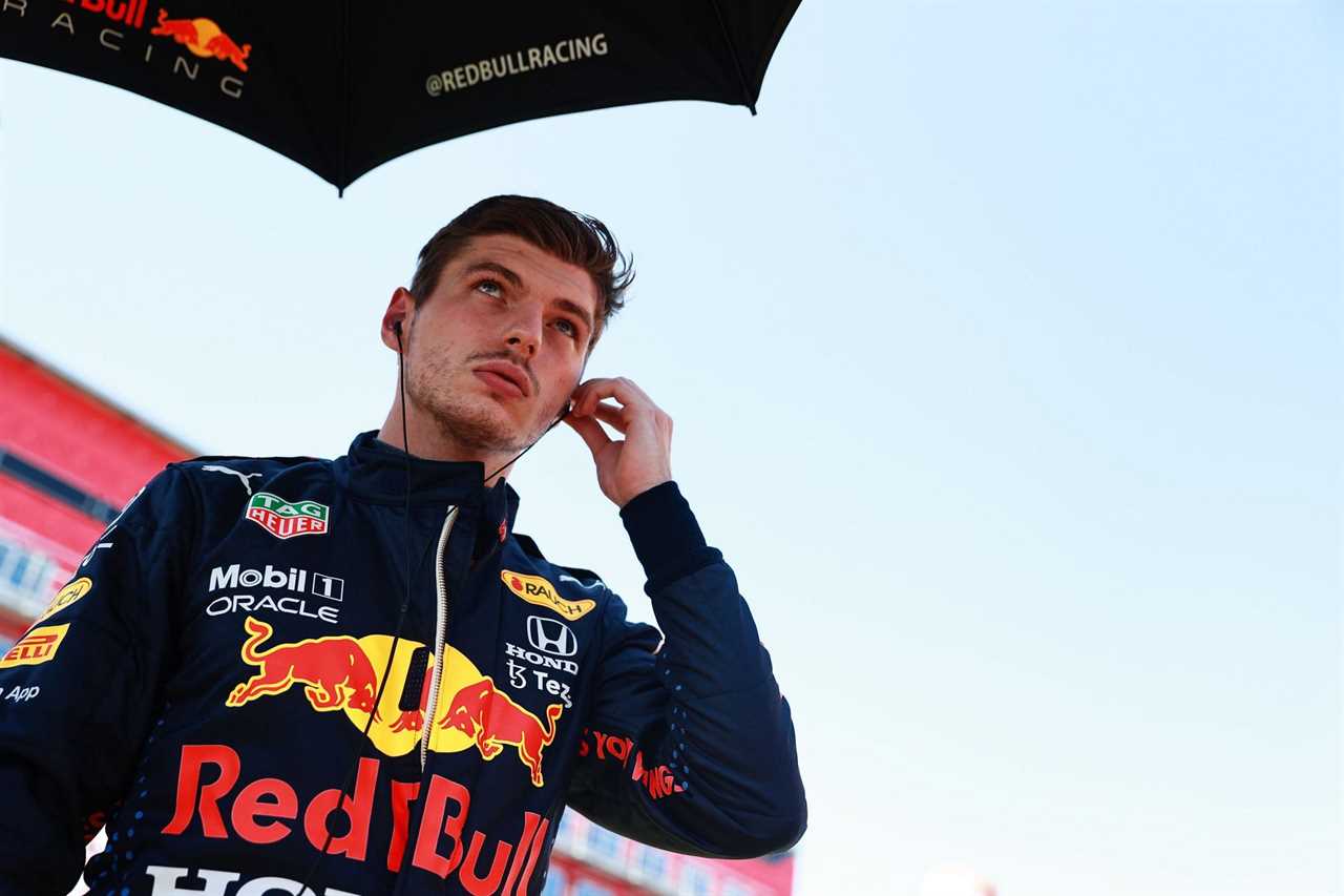 Max Verstappen prior to the 2021 British Grand Prix in Silverstone.