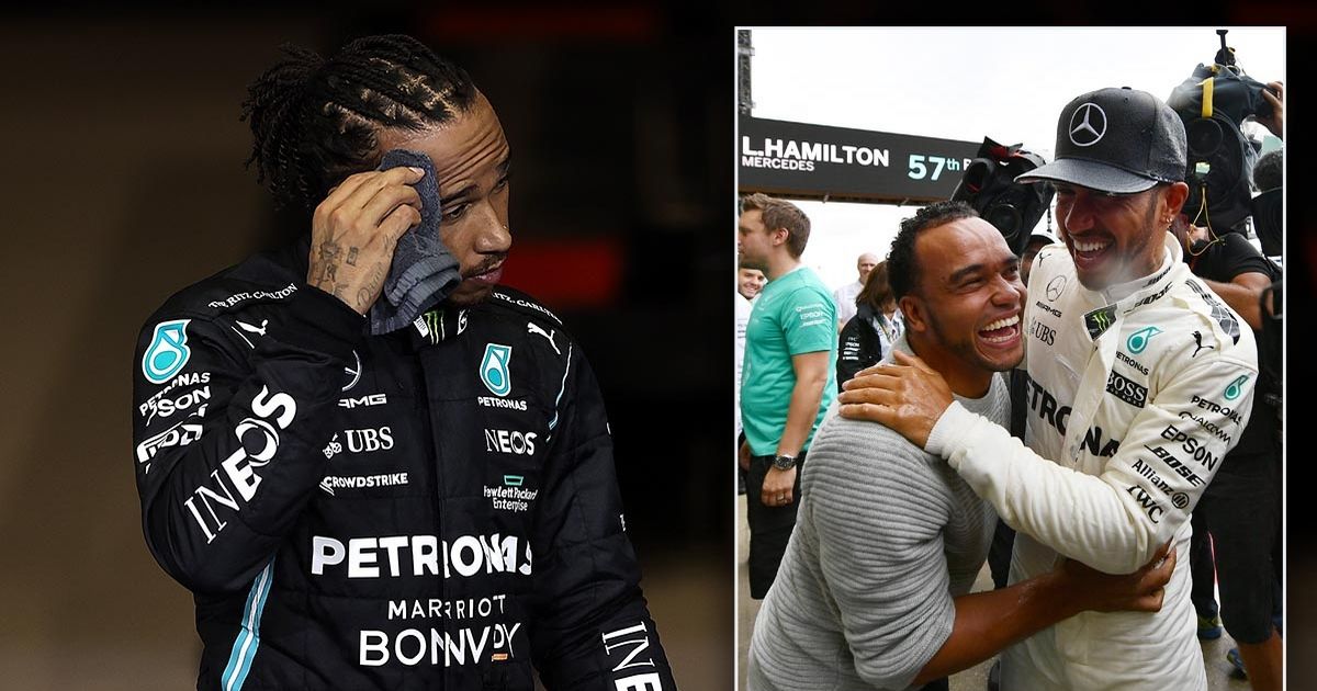 Lewis Hamilton's brother explains the Mercedes star's silence on social media after the F1 misery
