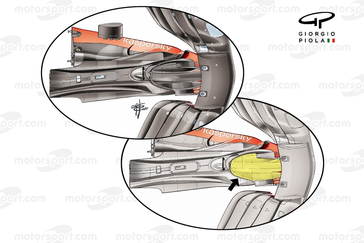 Ferrari SF21 front wing bottom