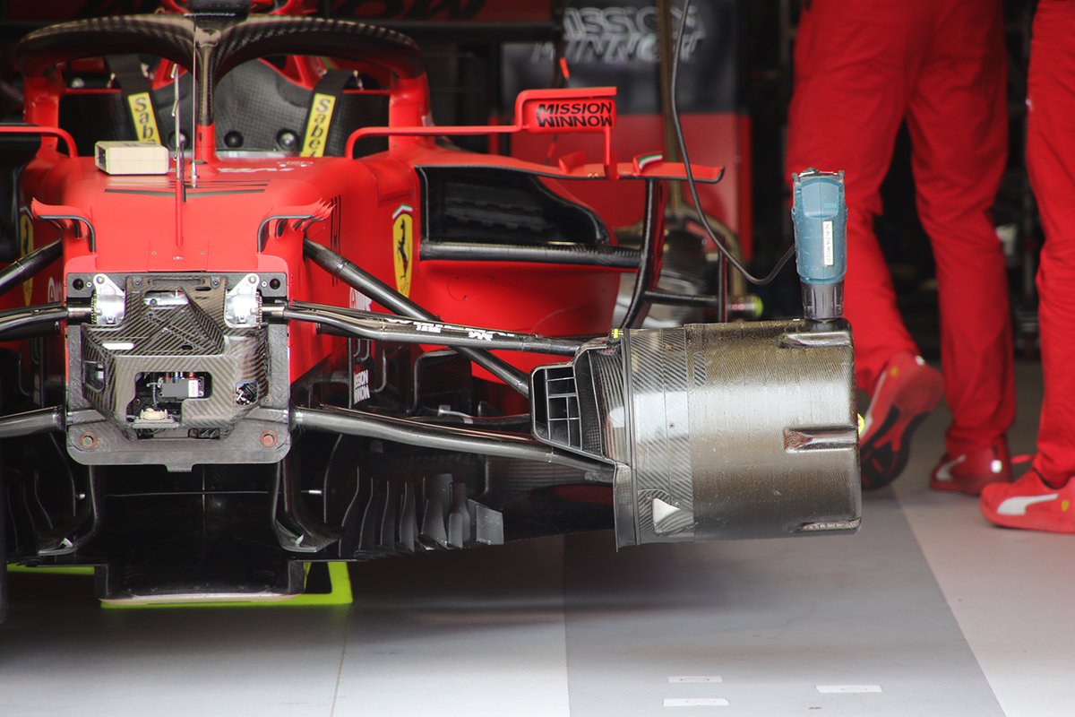 Ferrari SF21 front brake detail