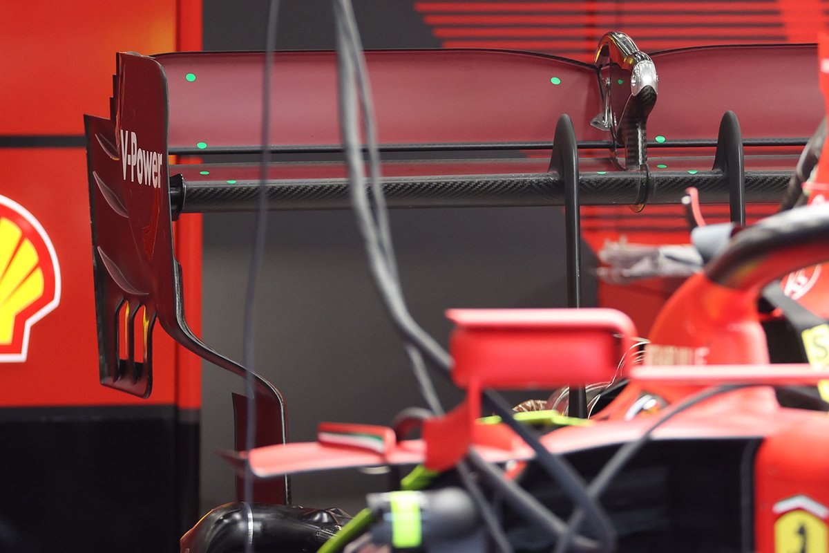 Ferrari SF21 rear wing detail
