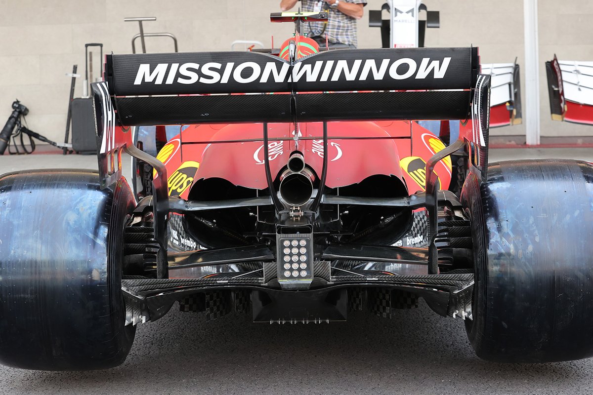 Ferrari SF21 brake duct detail
