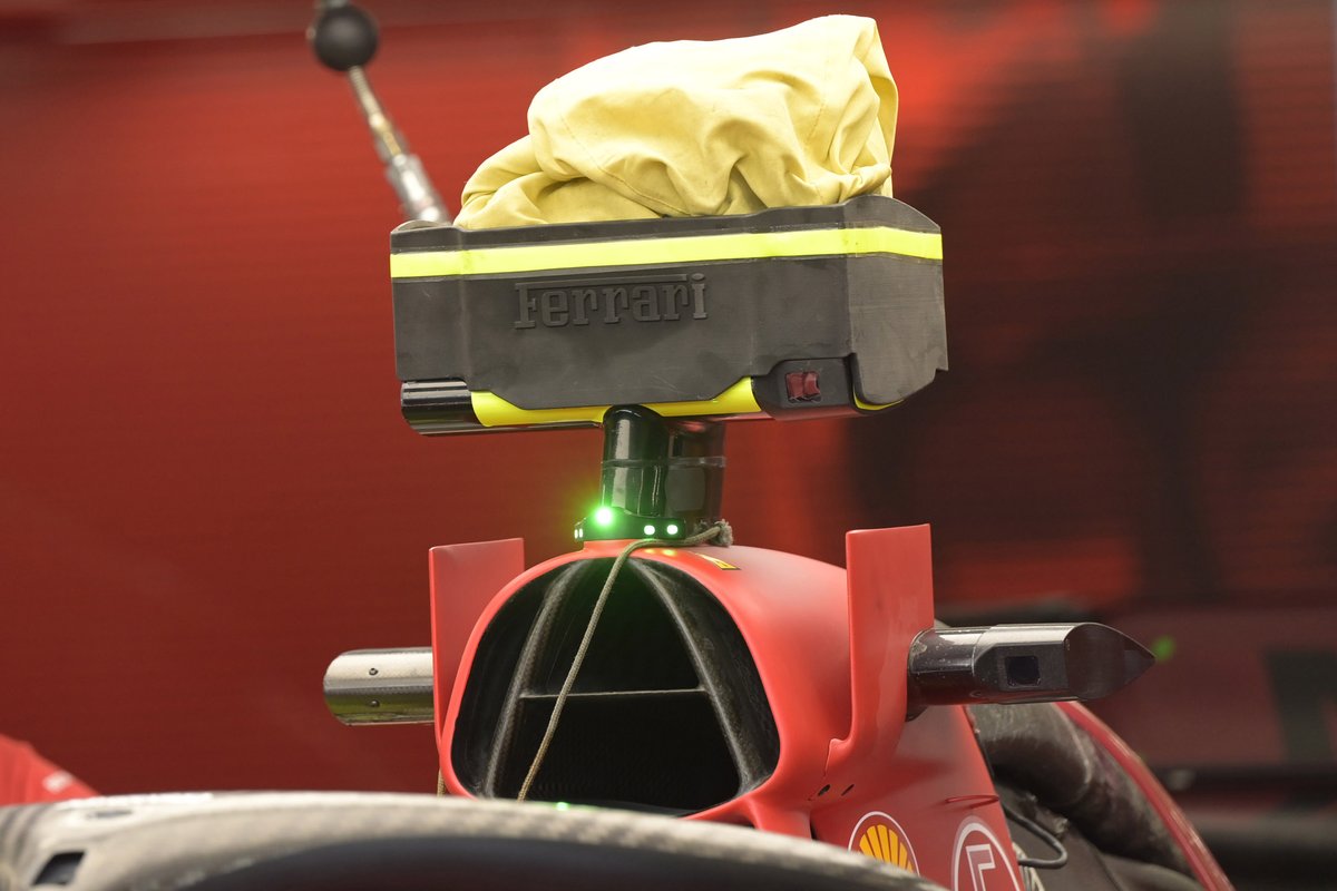 Ferrari SF21 camera pod detail