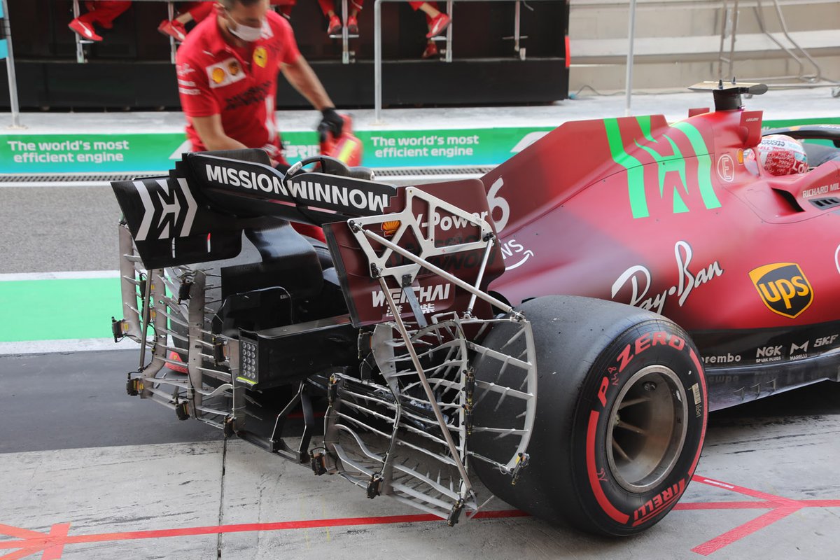 Ferrari SF21 rear sensor detail