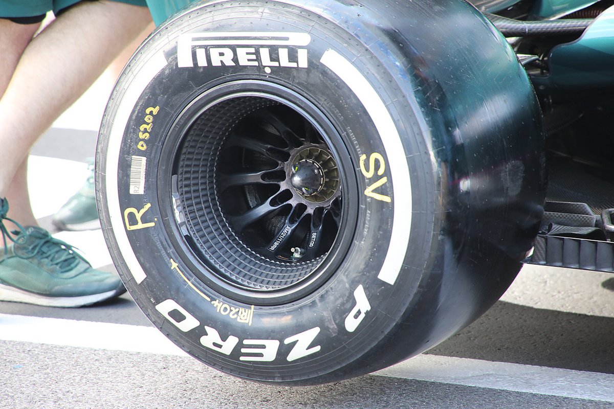 Aston Marin AMR21 wheel detail