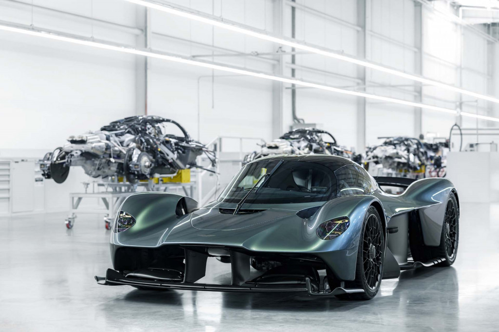 Aston Martin Valkyrie production in Gaydon, UK