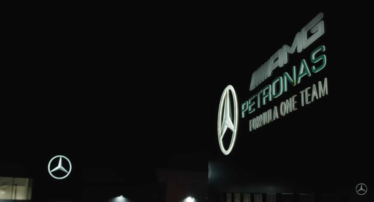 The Mercedes F1 team takes us through their factory to see what happens during the night shift