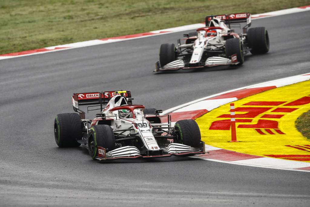 Antonio Giovinazzi Kimi Räikkönen Alfa Romeo F1