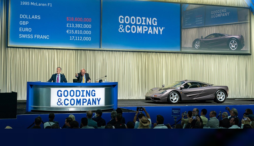 Gooding & Company grossed more than $ 150 million from auctions in 2021