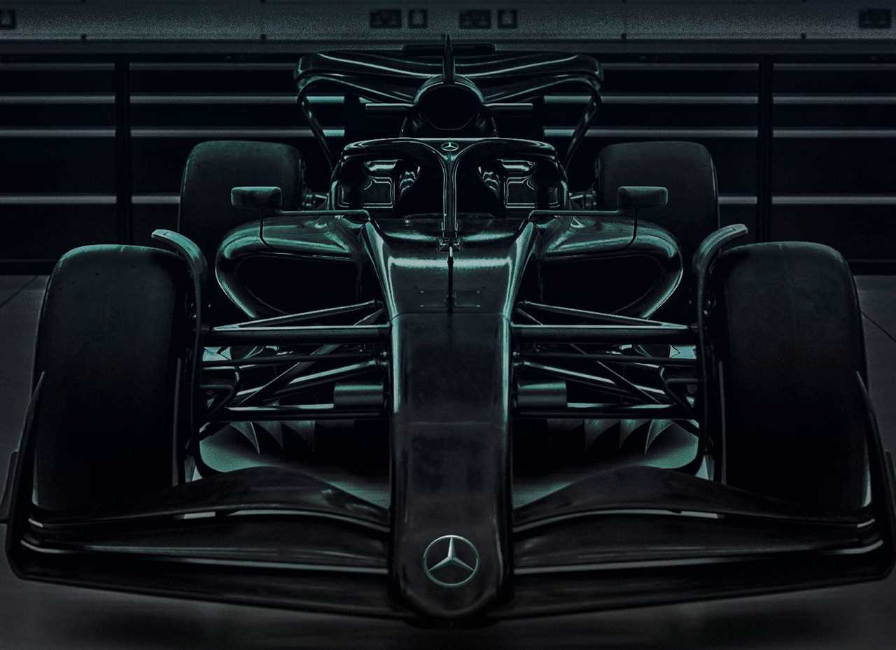 Mercedes 2022 car teaser picture