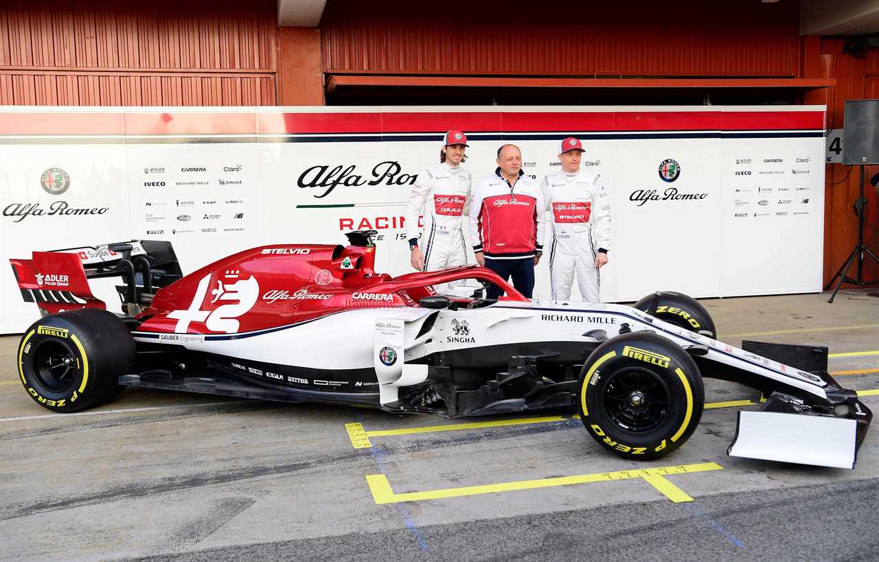     Alfa Romeo has replaced Sauber on the grid for the upcoming F1 season