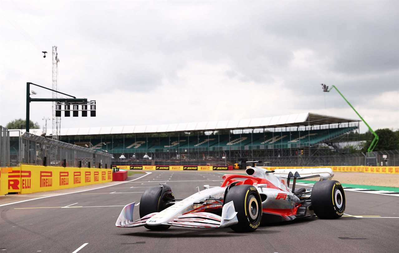 F1 Grand Prix of Great Britain - The prototype for the 2022 F1 cars