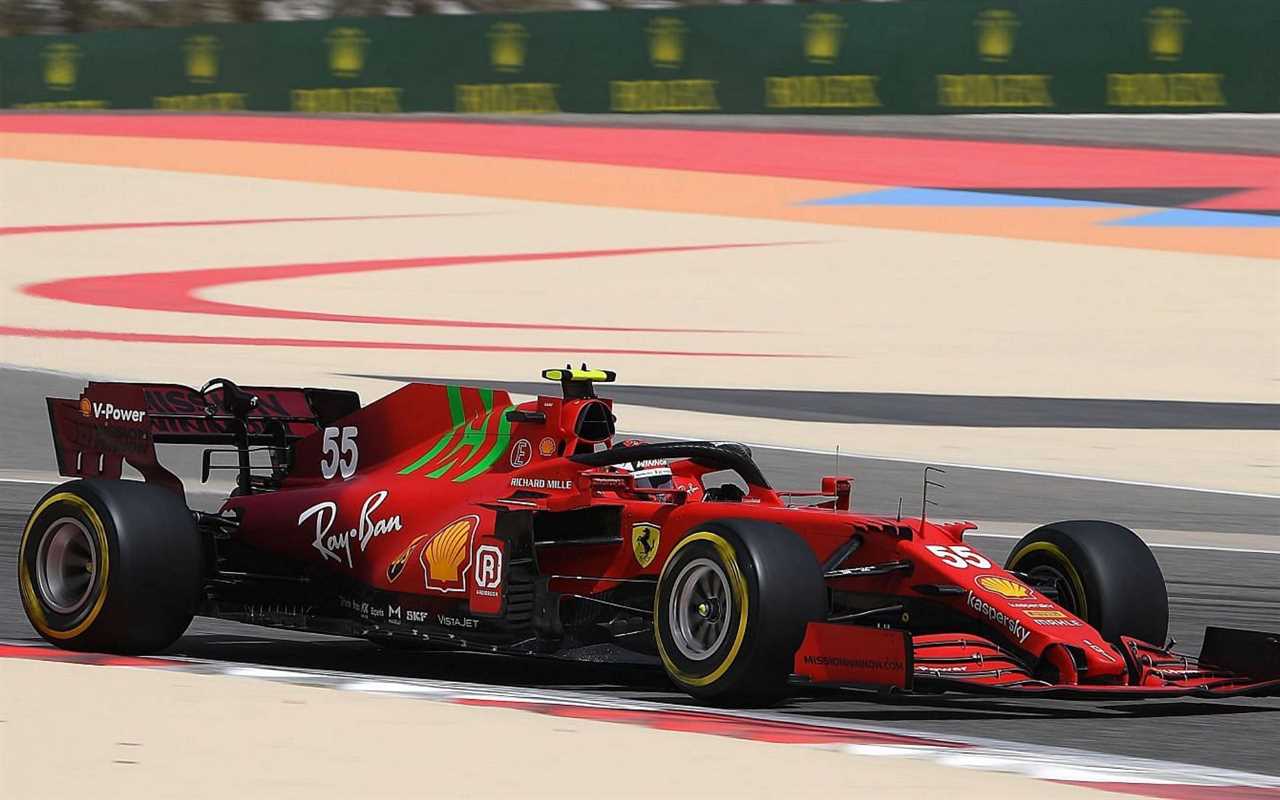 Ferrari ran their 2021 cars with a green Mission Winnow log to increase exposure