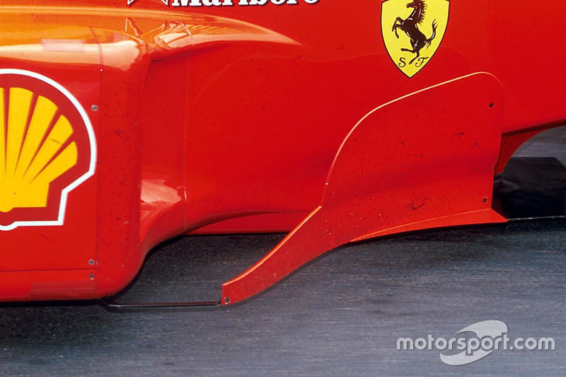 The Ferrari Barge Board that caused her disqualification