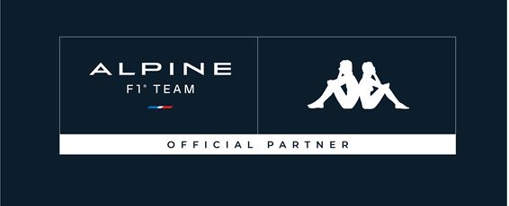 Kappa and K-Way: new official partners of Alpine F1 Team