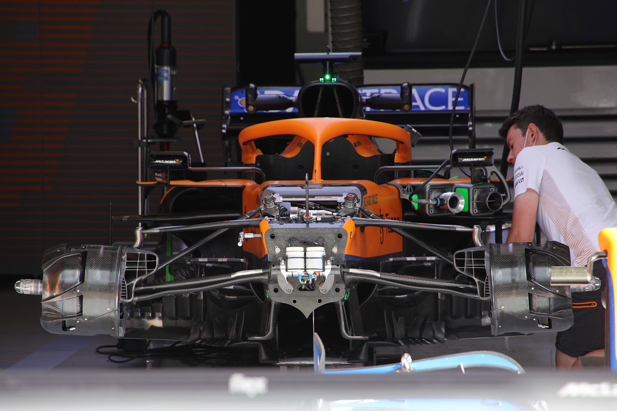 McLaren MCL35M front detail