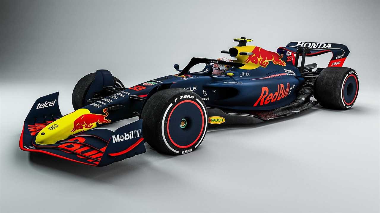 A concept image depicting Red Bull's 2022 challenger. Courtesy: Twitter/redbullracing