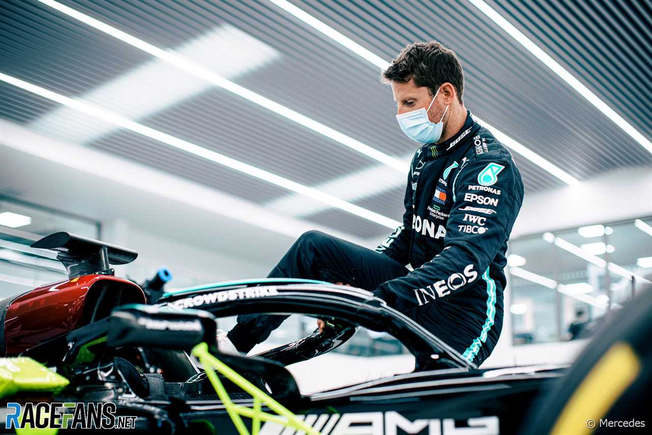 Romain Grosjean, Mercedes, 2021