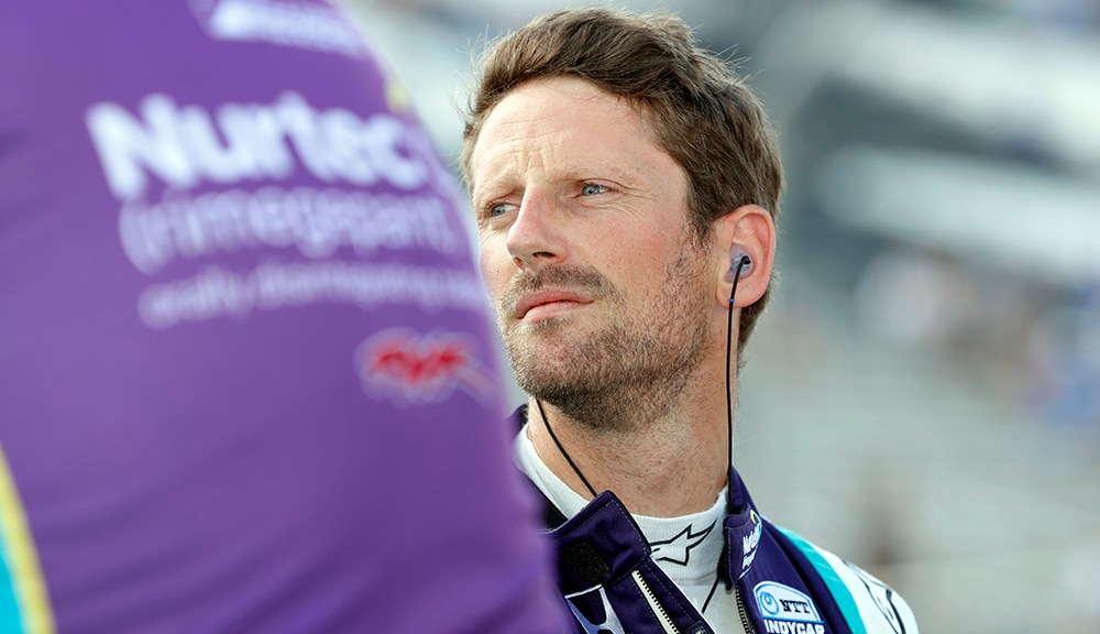 Grosjean's Mercedes F1 test is still ongoing