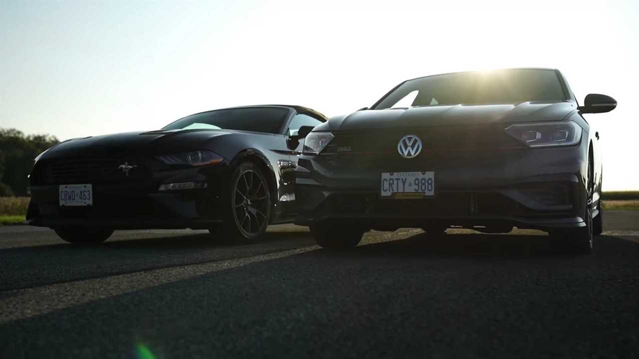 VW Jetta GLI surprises in drag race against Ford Mustang EcoBoost