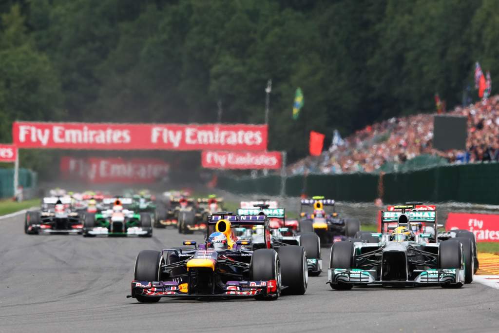 Motor Racing Formula One World Championship Grand Prix Race day of Belgium Spa Francorchamps, Belgium