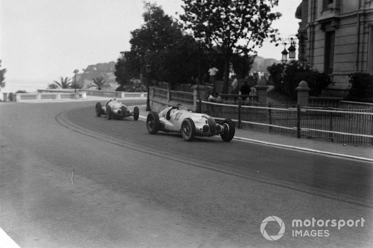 Manfred von Brauchitsch winning the 1937 Monaco GP