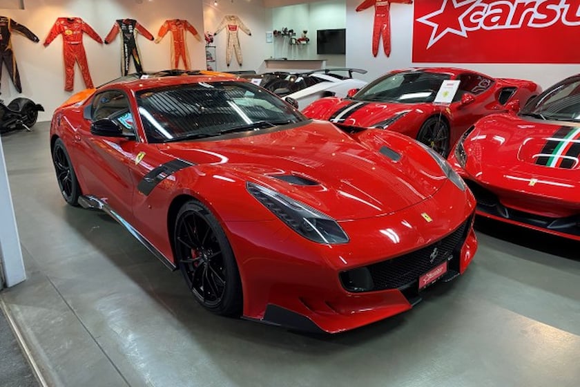 Kimi Raikkonen is selling his barely used Ferrari F12tdf