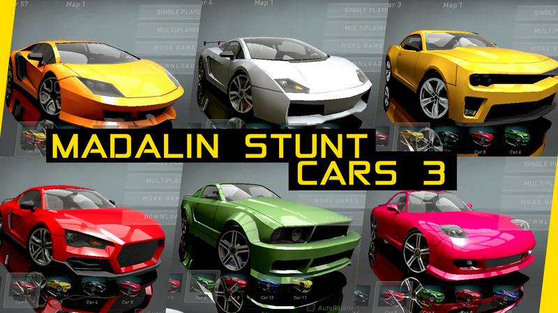 Madalin Stunt Cars 3 - Cars List