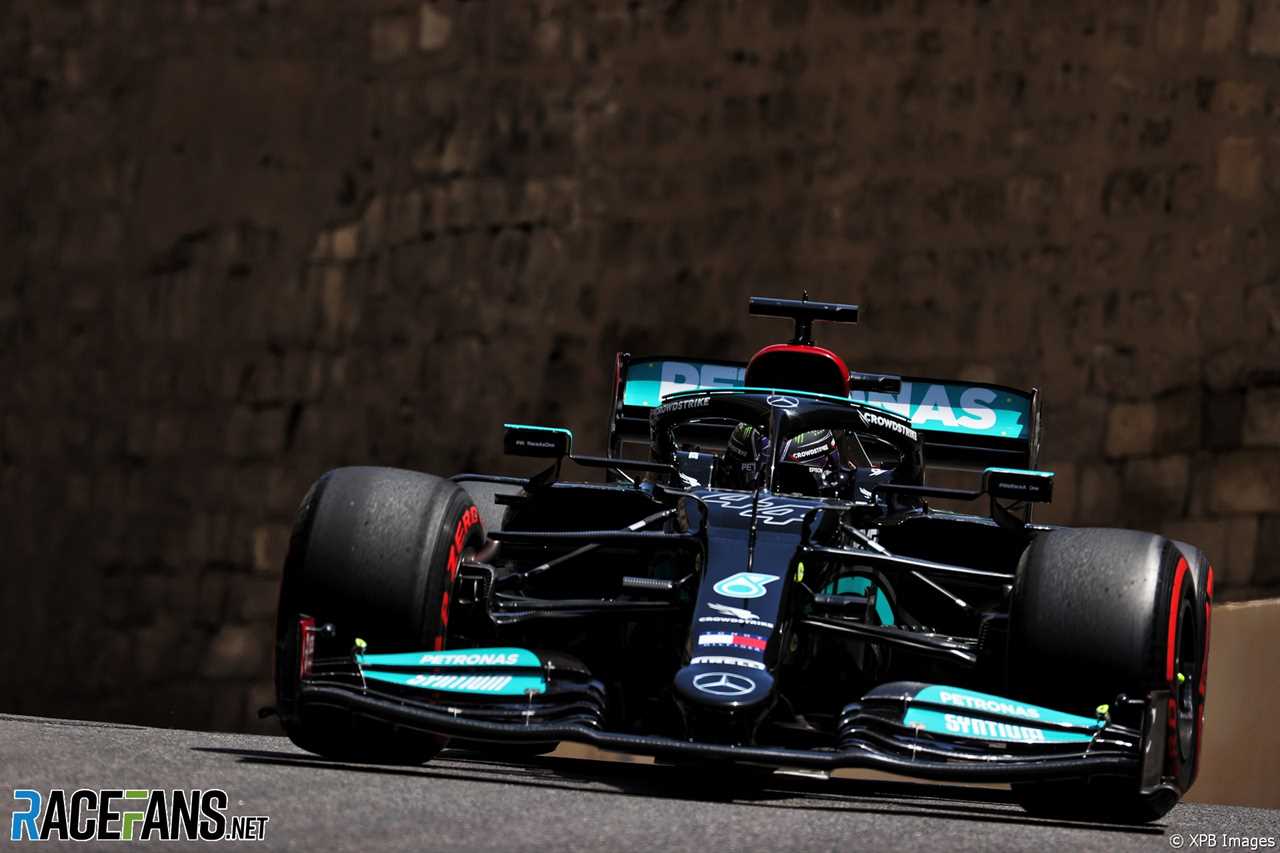 Lewis Hamilton, Mercedes, Baku City Circuit, 2021