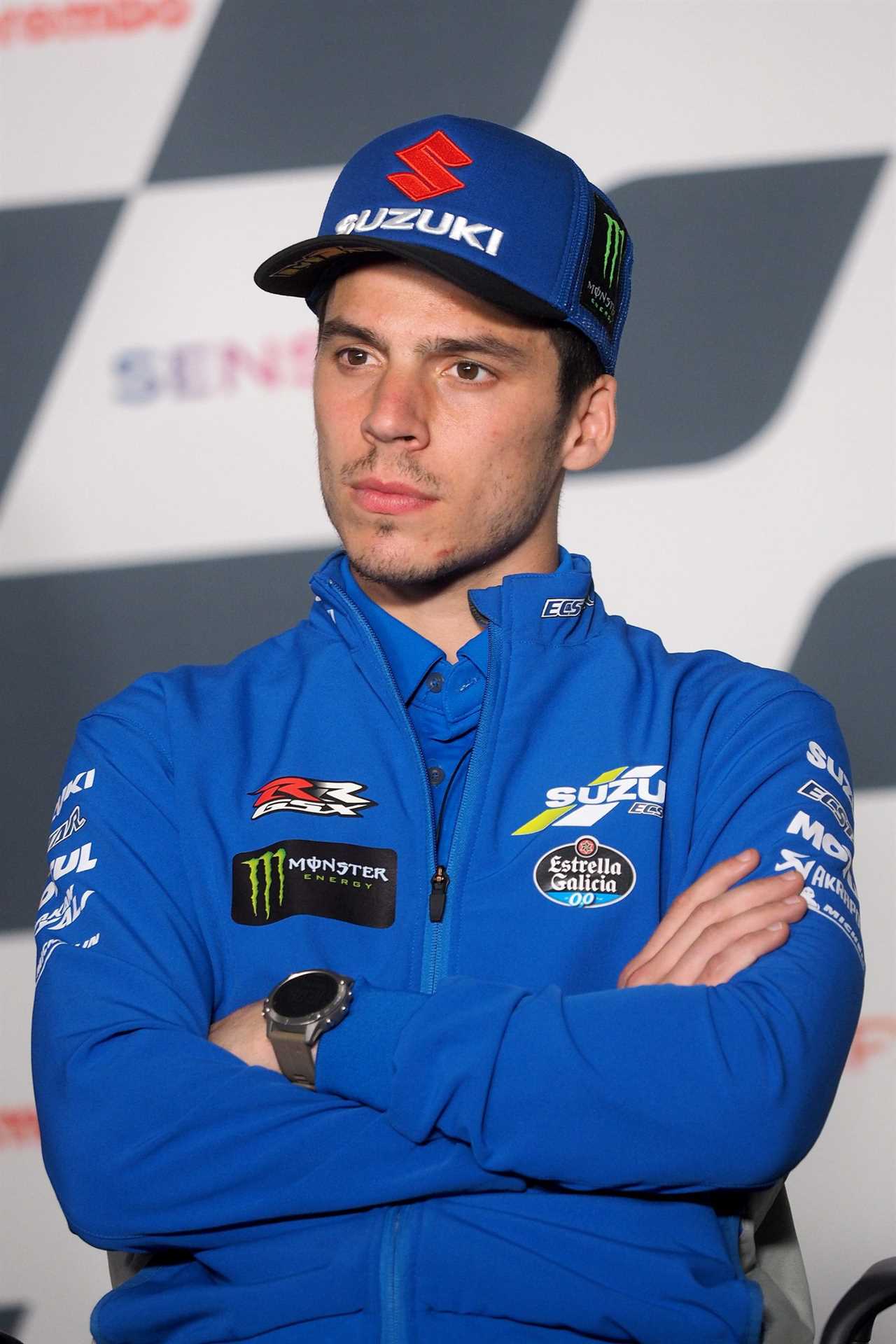 Joan Mir, a Spaniard who rides for Suzuki's MotoGP team