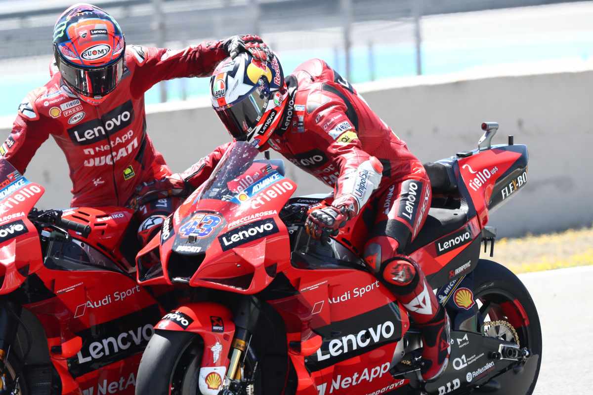 A view of the 2022 MotoGP Corse racing team