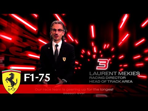 F1-75 launch: Laurent Mekies in 75”