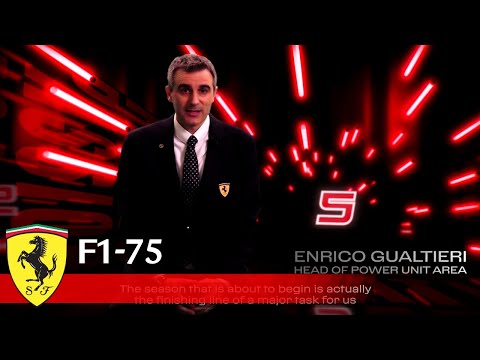 F1-75 launch: Enrico Gualtieri in 75”